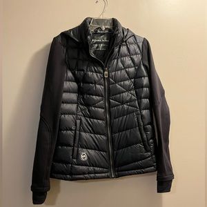 MK Navy Blue Lightweight Puffer Jacket